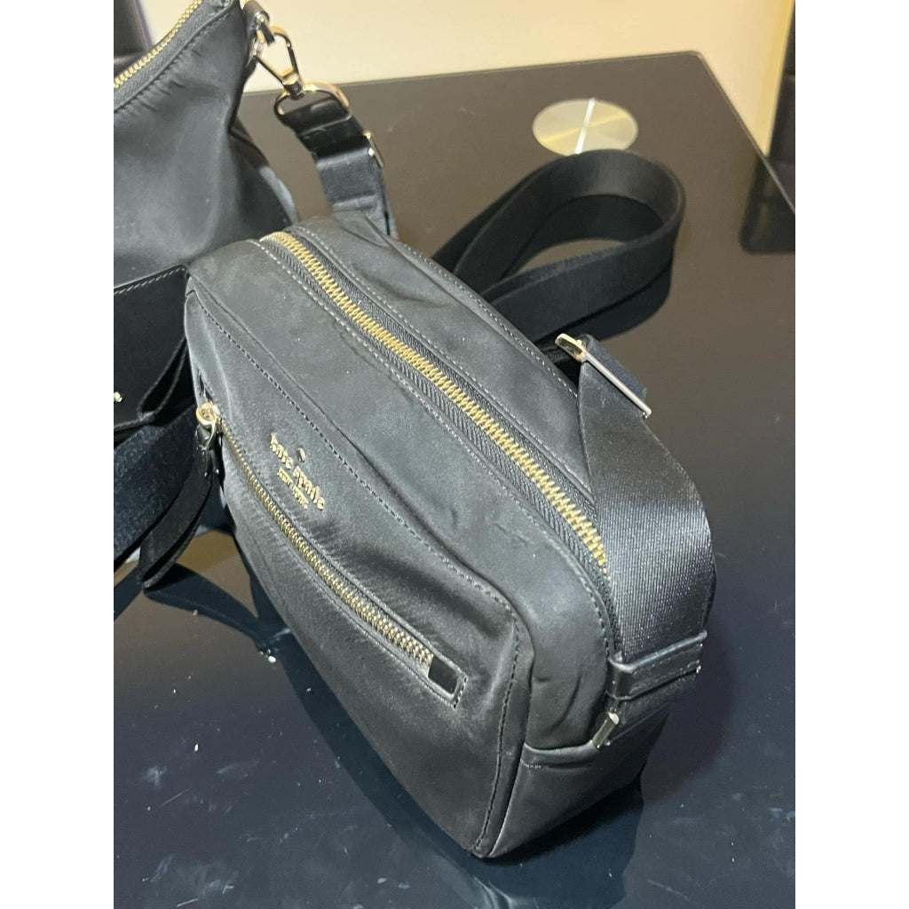 ORIG Preloved KS Chelsea Camera Bag Black Nylon