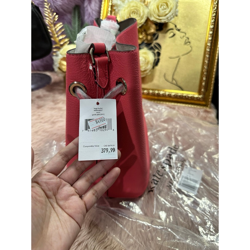 ORIG & IMPORTED KS Marti Large Bucket Bag Garden Pink