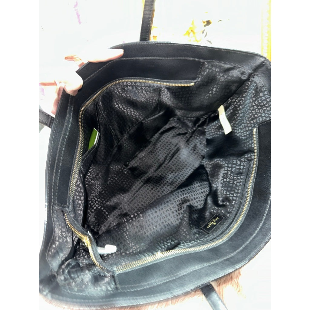 ORIG & IMPORTED KS Blake Avenue Margareta Large Nylon Tote Bag Black