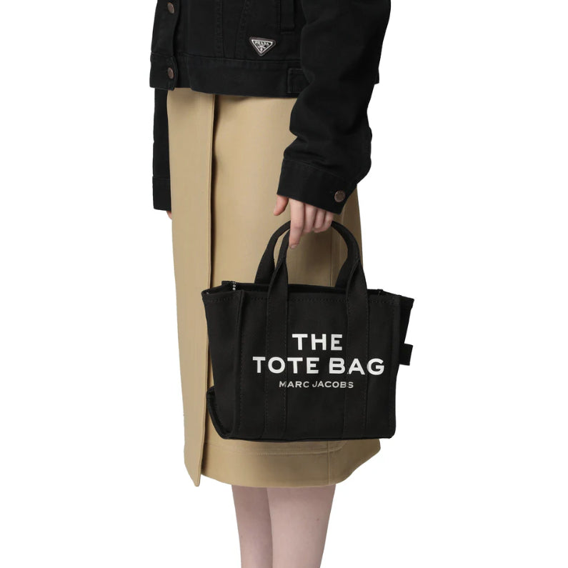 ORIG & IMPORTED Preloved MJ The Small Tote Black Bag canvas