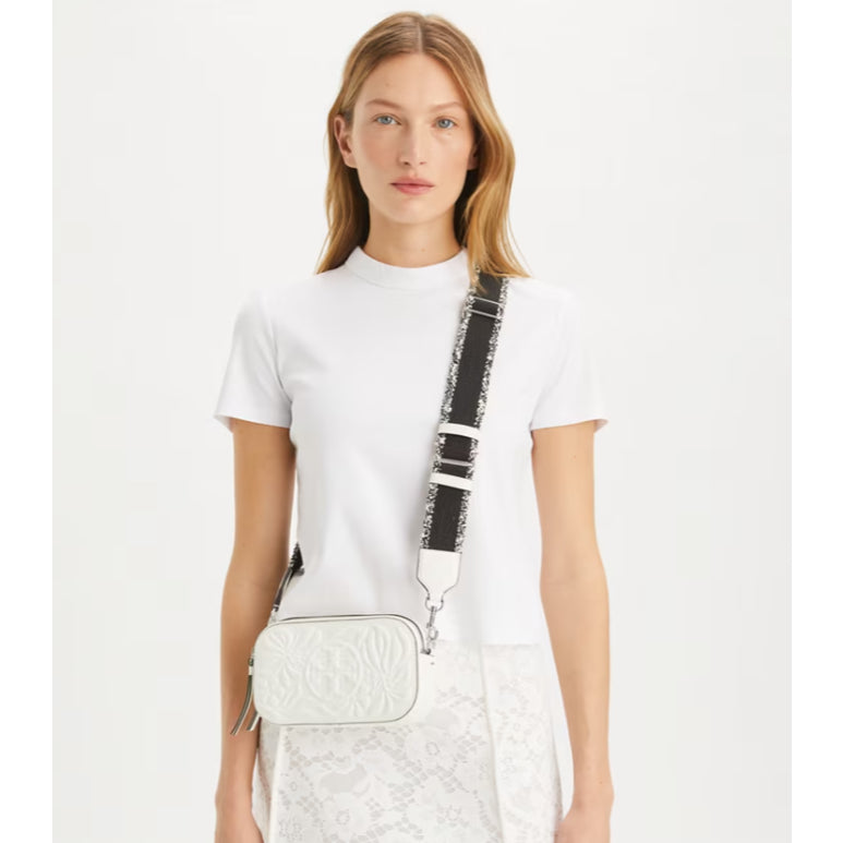 ORIG & IMPORTED NEW! CCH Tory Burch TB Bombe Miller White Bag