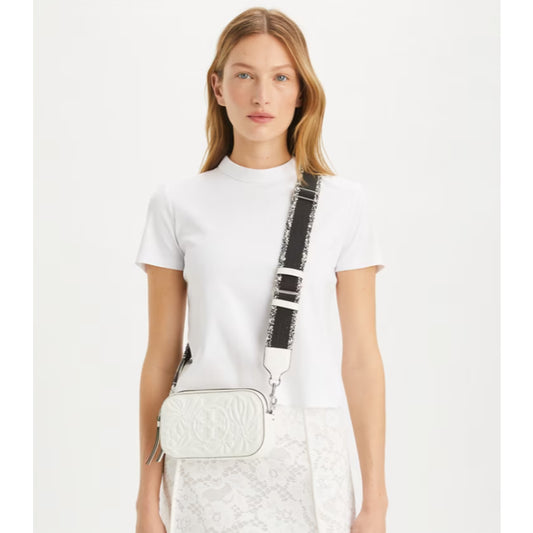 ORIG & IMPORTED NEW! CCH Tory Burch TB Bombe Miller White Bag