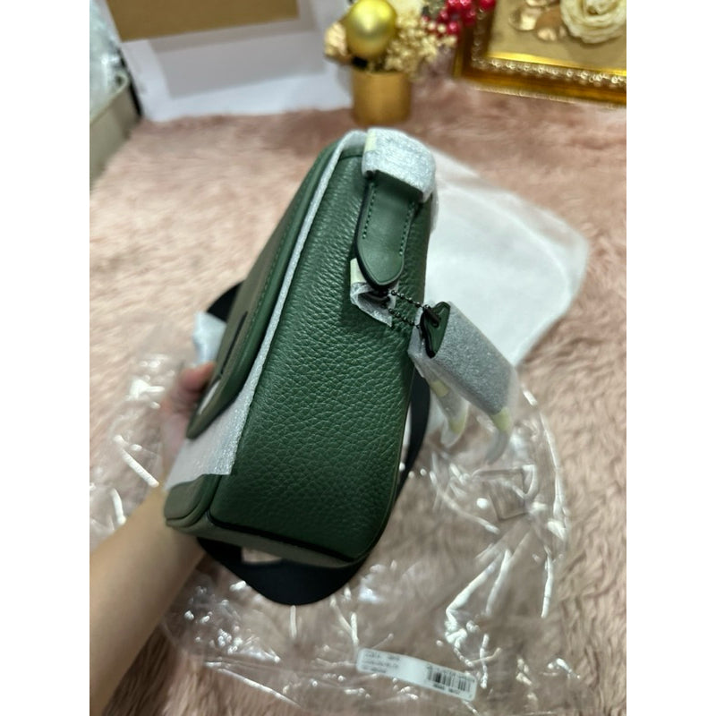 ORIG & IMPORTED CCH Lucas Crossbody Men Flap Bag Green