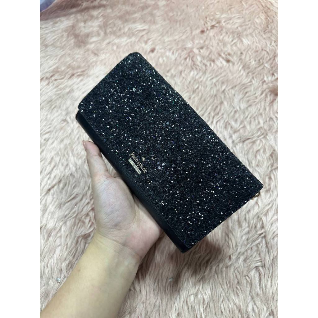 ORIG & IMPORTED Preloved KS Laurel Way Glitter Kilikili Wallet/Clutch