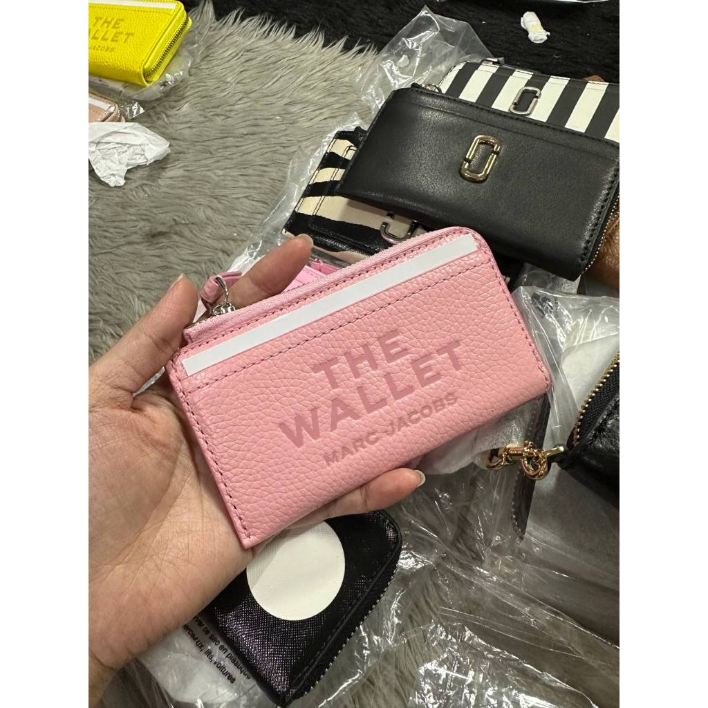 ORIG & IMPORTED MJ The Leather Top Zip Multi Card Slim Small Wallet