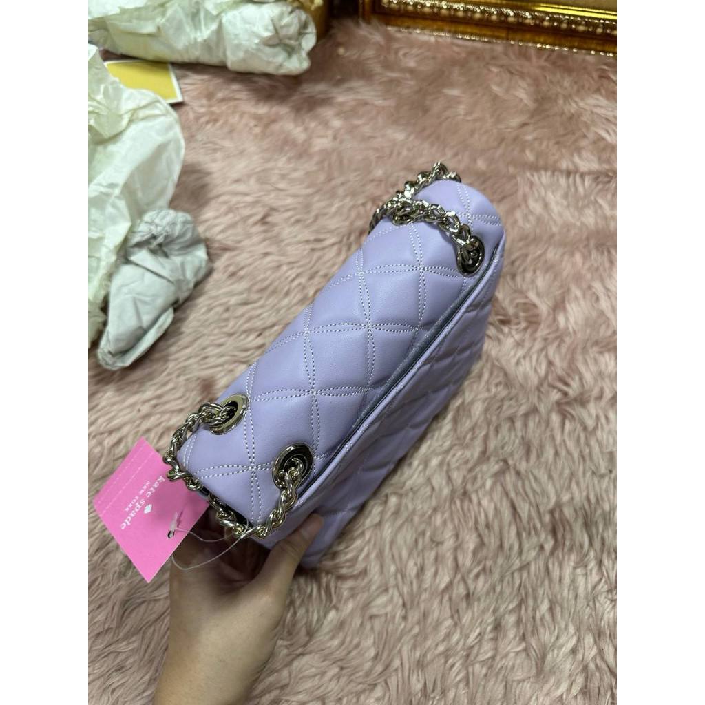 ORIG & IMPORTED KS Natalia Small Flap Crossbody Bag Purple