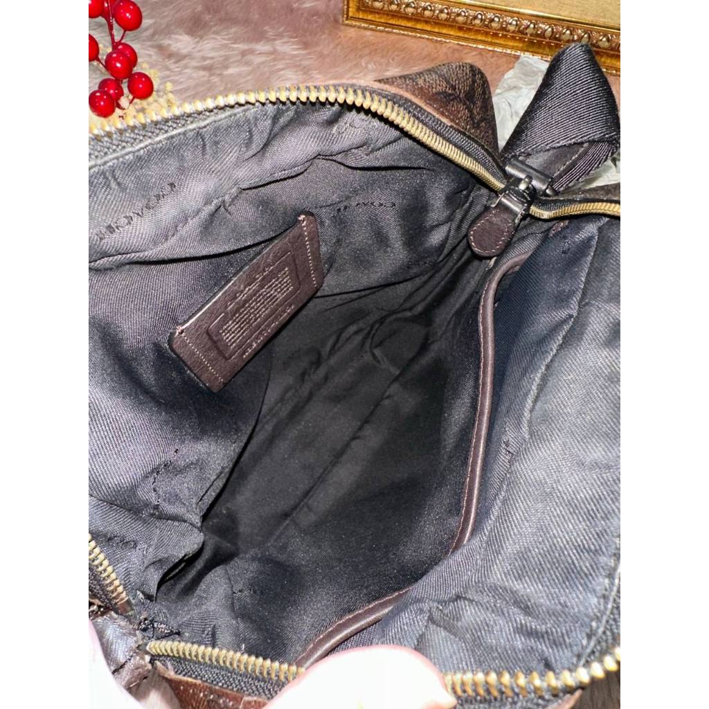 ORIG Preloved Repaired CCH Signature Metropolitan Flight Monogram Men Brown Bag