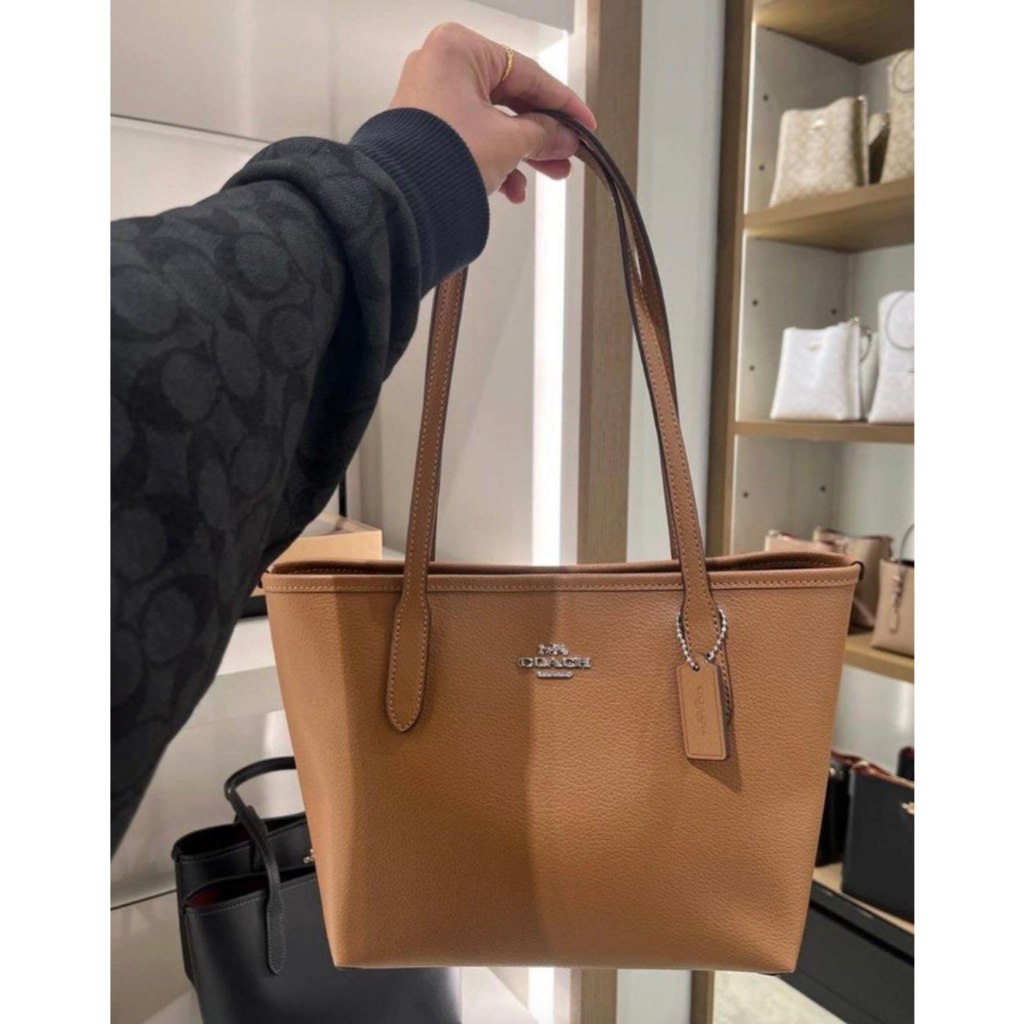 ORIG & IMPORTED CCH Small City Tote Bag Saddle Brown