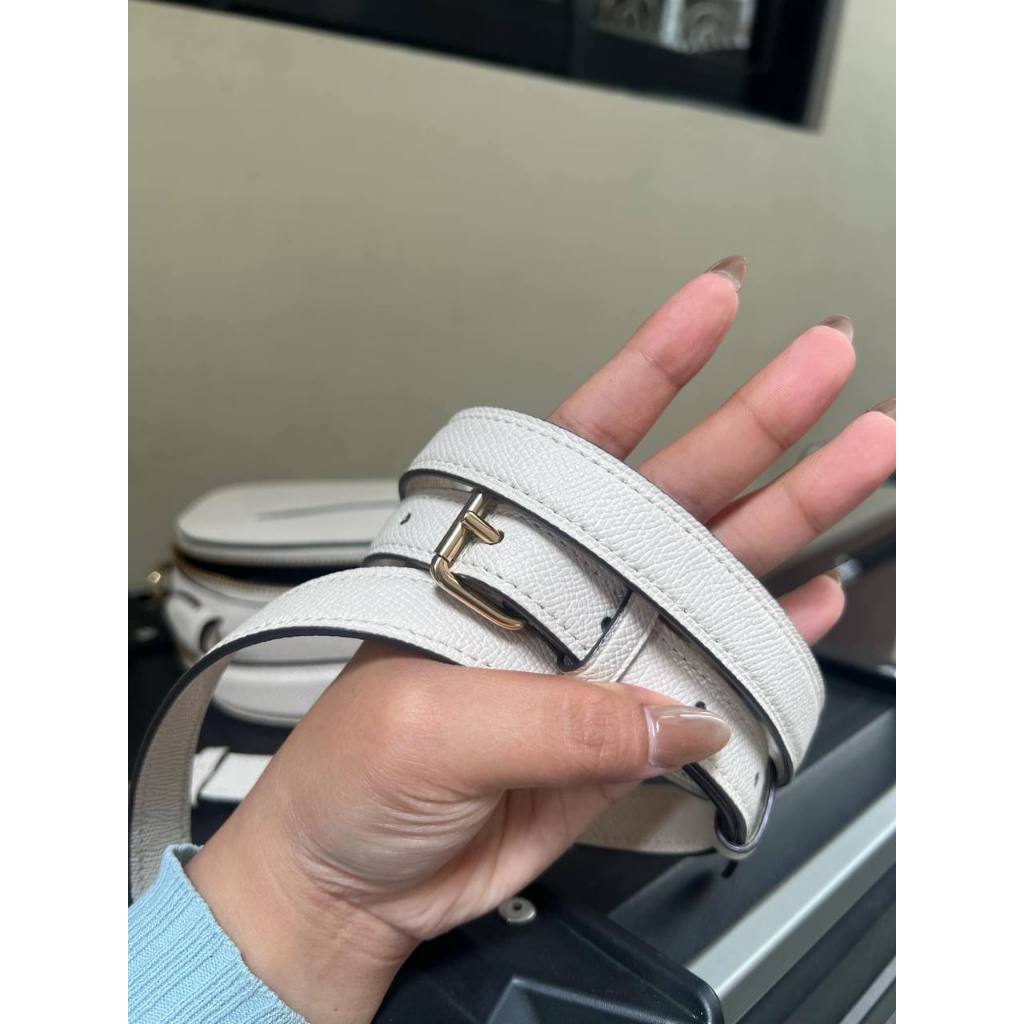 ORIG Preloved CCH RARE Serena Satchel White Chalk Bag