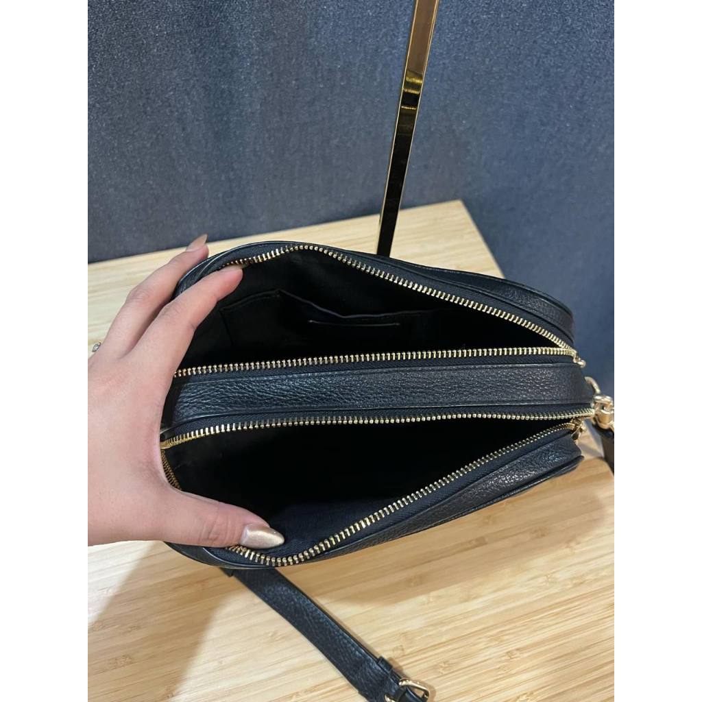 ORIG Preloved CCH Rare Jes Crossbody Double Zip Black Bag