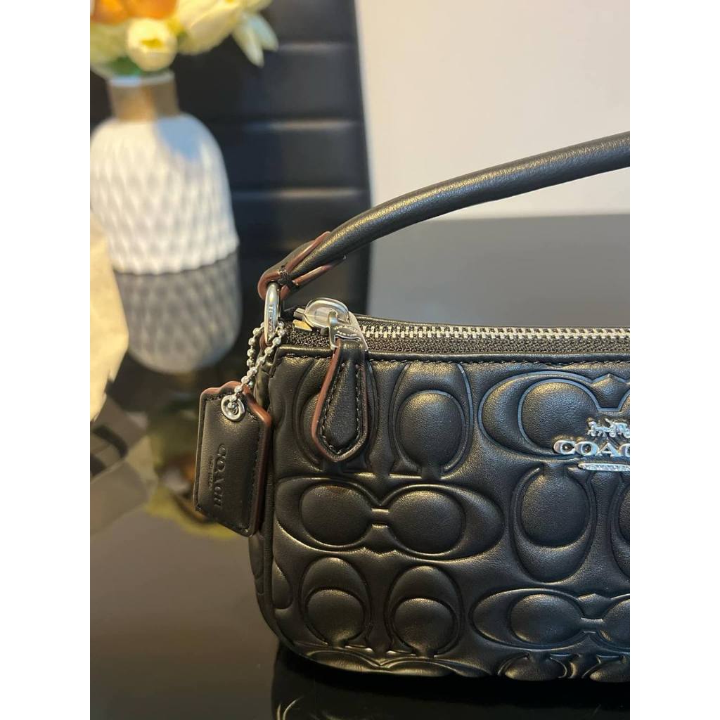 ORIG Preloved CCH Nolita 19 In Signature Leather Black Small Bag