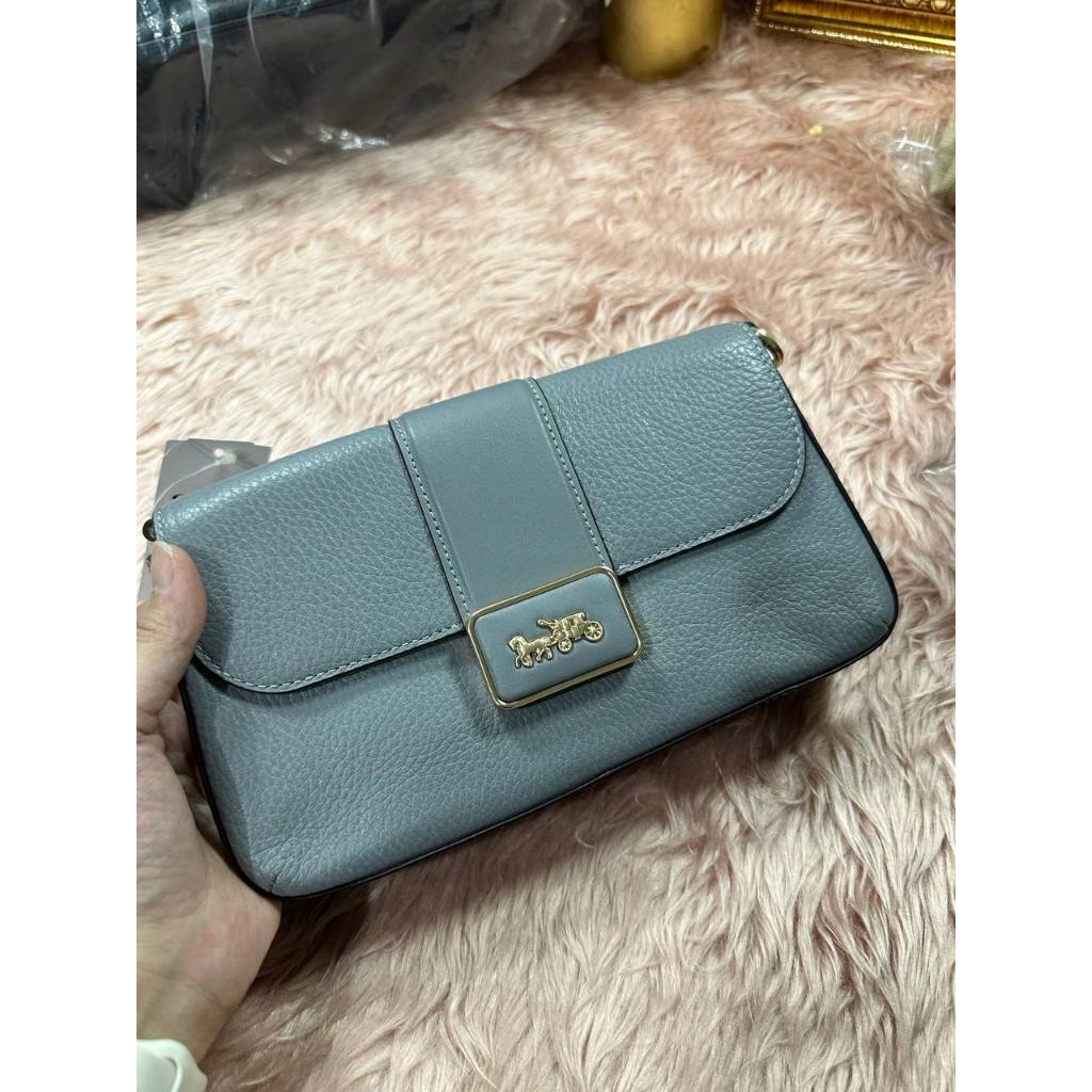ORIG & IMPORTED CCH Mini Grace Crossbody Grey Shoulder Chain Bag