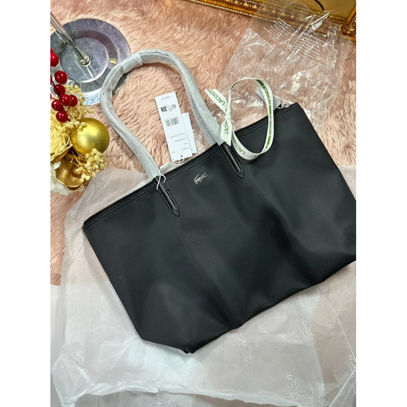 ORIG & IMPORTED Black LCT Concept Zip Tote Bag Small & Large