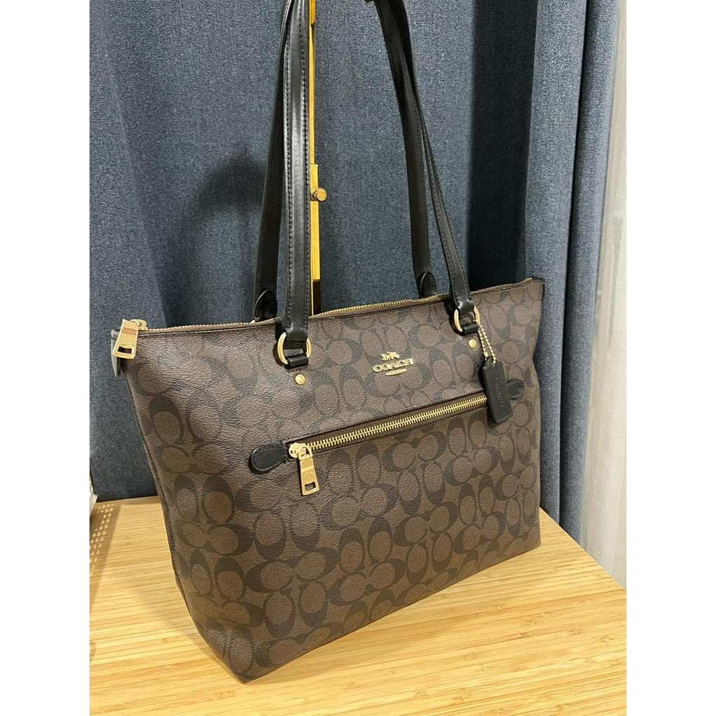 ORIG Preloved CCH Gallery Large Tote In Signature Canvas Brown