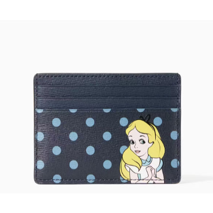 ORIG & IMPORTED Disney X KS Alice Card Holder Small Wallet Blue