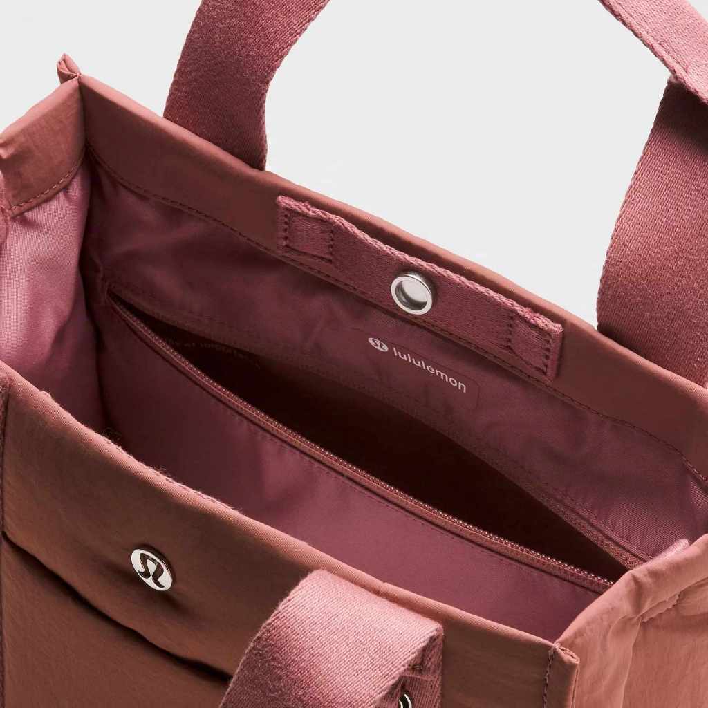 ORIG & IMPORTED Lululemon Boxy Mini Tote Bag 4.5L Pink nylon