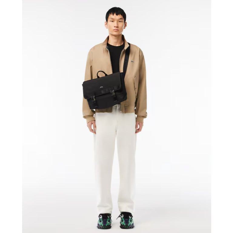 ORIG & IMPORTED LCT Men's Kome Messenger Laptop Bag Black large