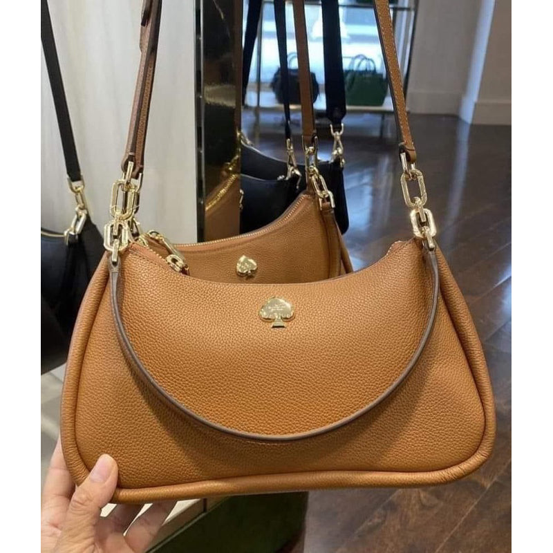 ORIG & IMPORTED KS Kayla Small Convertible Shoulder Bag White black brown red