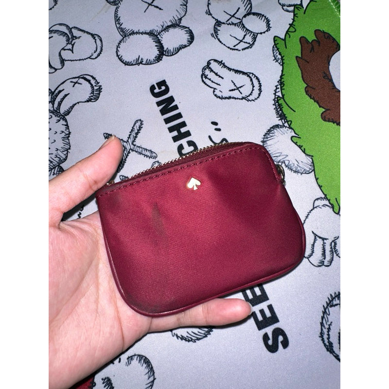 SALE! ❤️ ORIG & IMPORTED KS Coin Purse Detachable Wallet Bag Charm Brown/Black/White