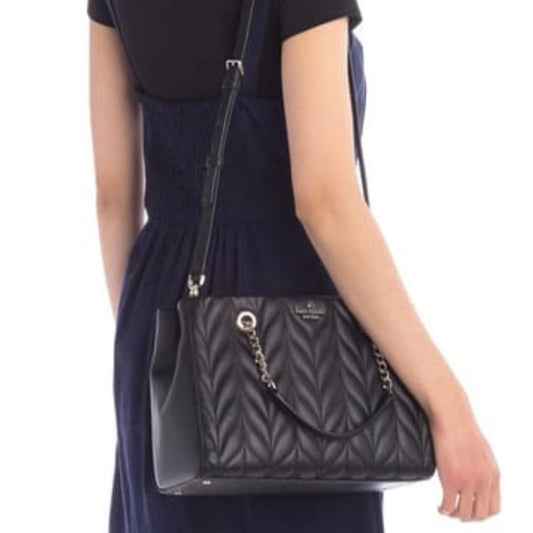 ORIG PRELOVED  KS Meena Briar Lane Quilted Crossbody Bag Black