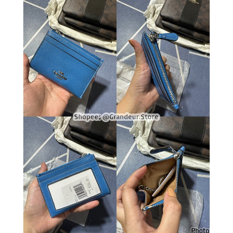 ORIG & IMPORTED Co@ch MINI SKINNY ID CASE CARD HOLDER SMALL WALLET - ORIG, US IMPORTED