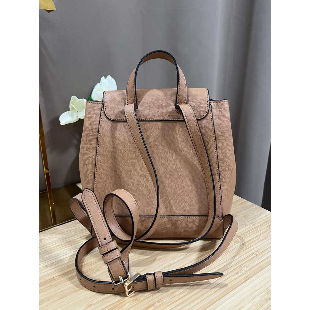 ORIG PRELOVED  KS Darcy Camel Leather Backpack Brown Bag