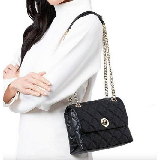 ORIG PRELOVED Natalia Small Flap Crossbody Black Bag