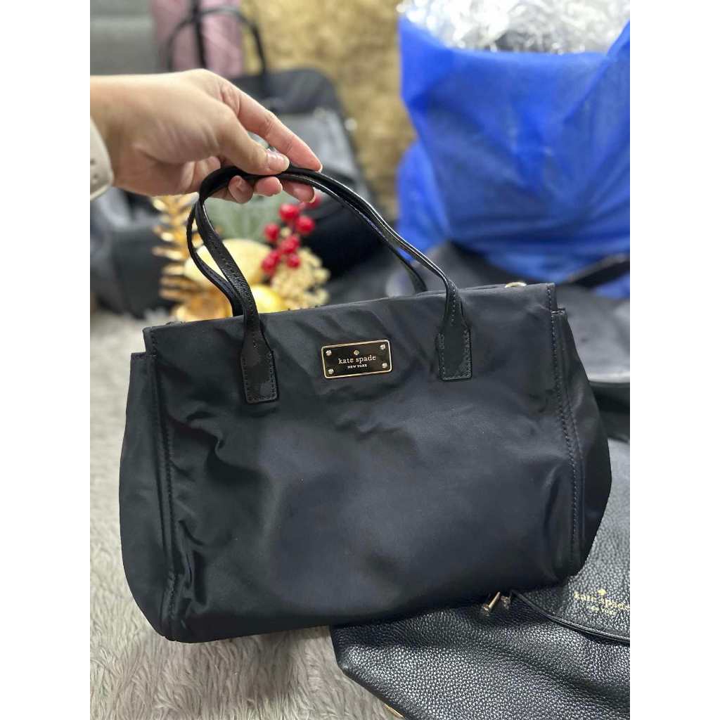 ORIG Preloved KS Blake Avenue Small Loden Nylon Black Bag