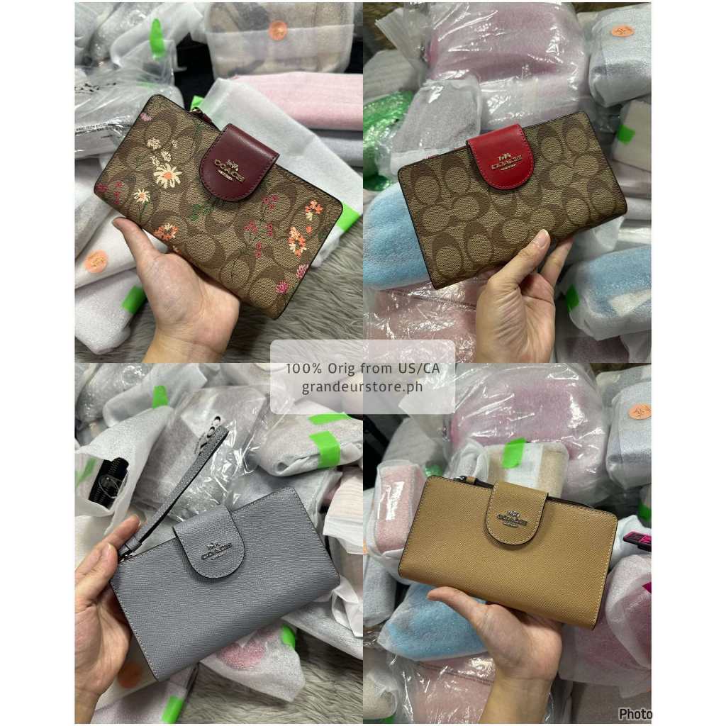 ORIG & IMPORTED CCH Phone Tech Long Wallet Brown Black