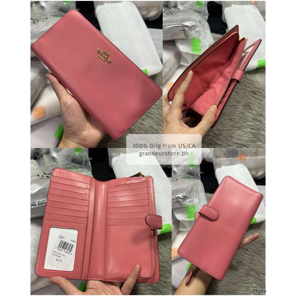 ORIG & IMPORTED CCH Retail Skinny Long Wallet Pink/Lilac/Brown