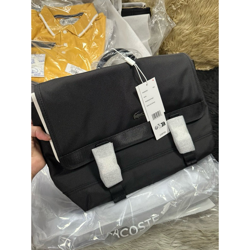 ORIG & IMPORTED LCT Men's Kome Messenger Laptop Bag Black large