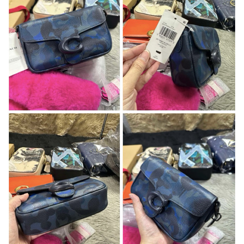 ORIG CCH MEN RETAIL SMALL CHARTER BELT BAG, TABBY, MINT PHONE BAG