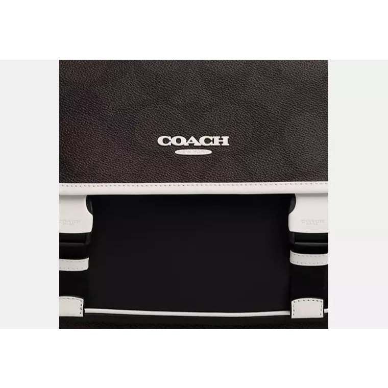 ORIG & IMPORTED CCH Racer Messenger Bag In Blocked Signature Canvas