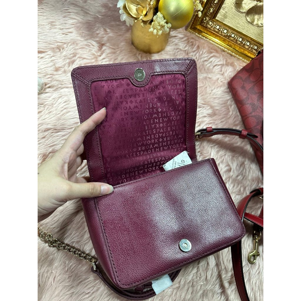ORIG Preloved KS Patterson Drive Maisie Mini Red Bag