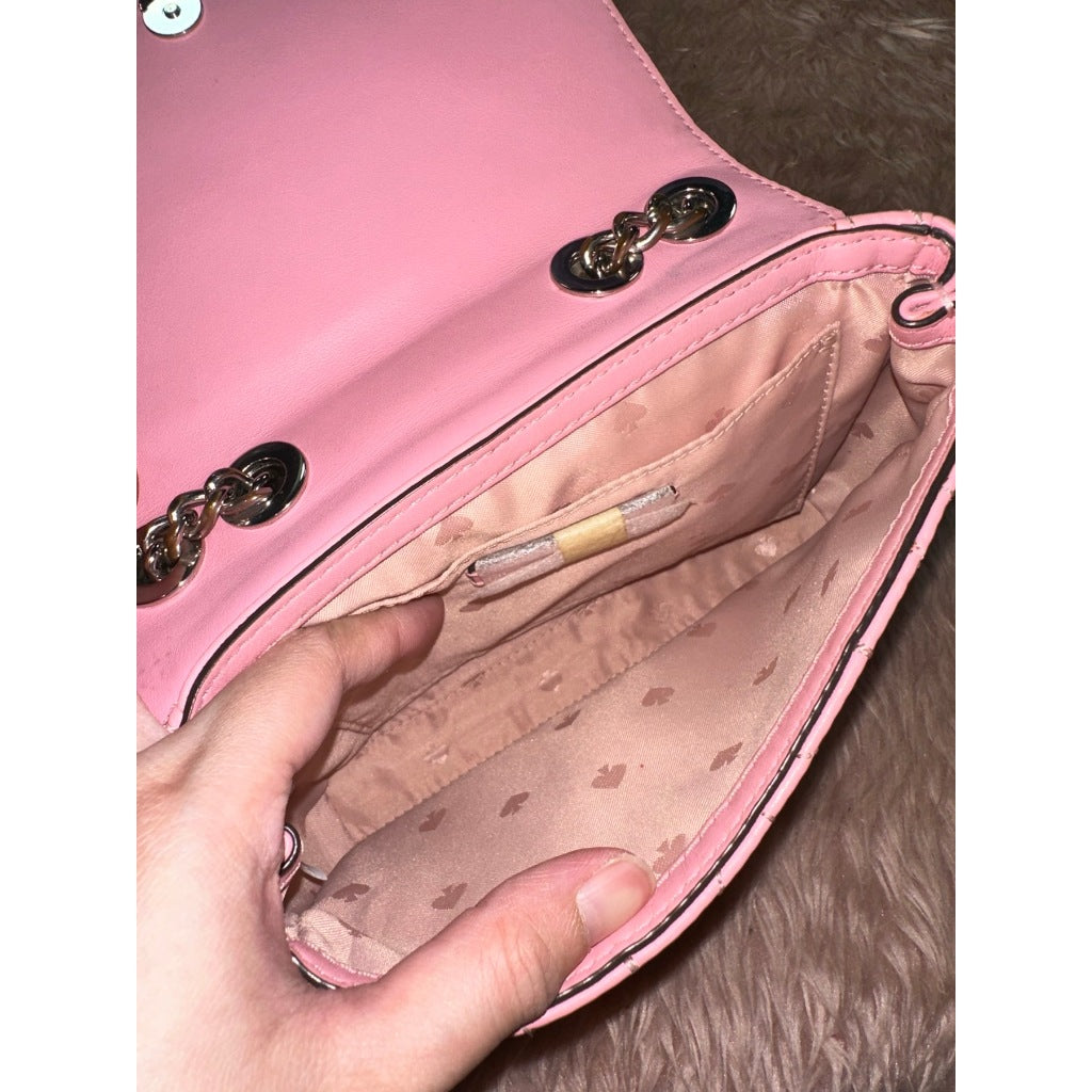 ORIG Preloved KS Mini Emelyn Briar Lane Quilted Crossbody Bag Pink