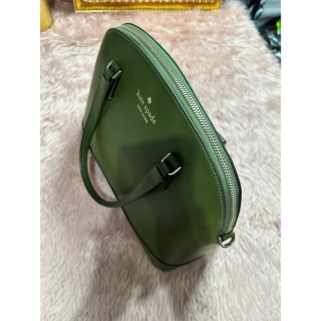 ORIG & IMPORTED KS Sadie Medium Dome Satchel Enchanted Green Bag
