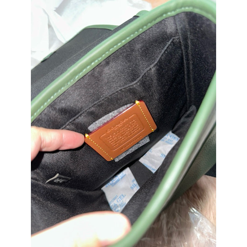 ORIG & IMPORTED CCH Lucas Crossbody Men Flap Bag Green