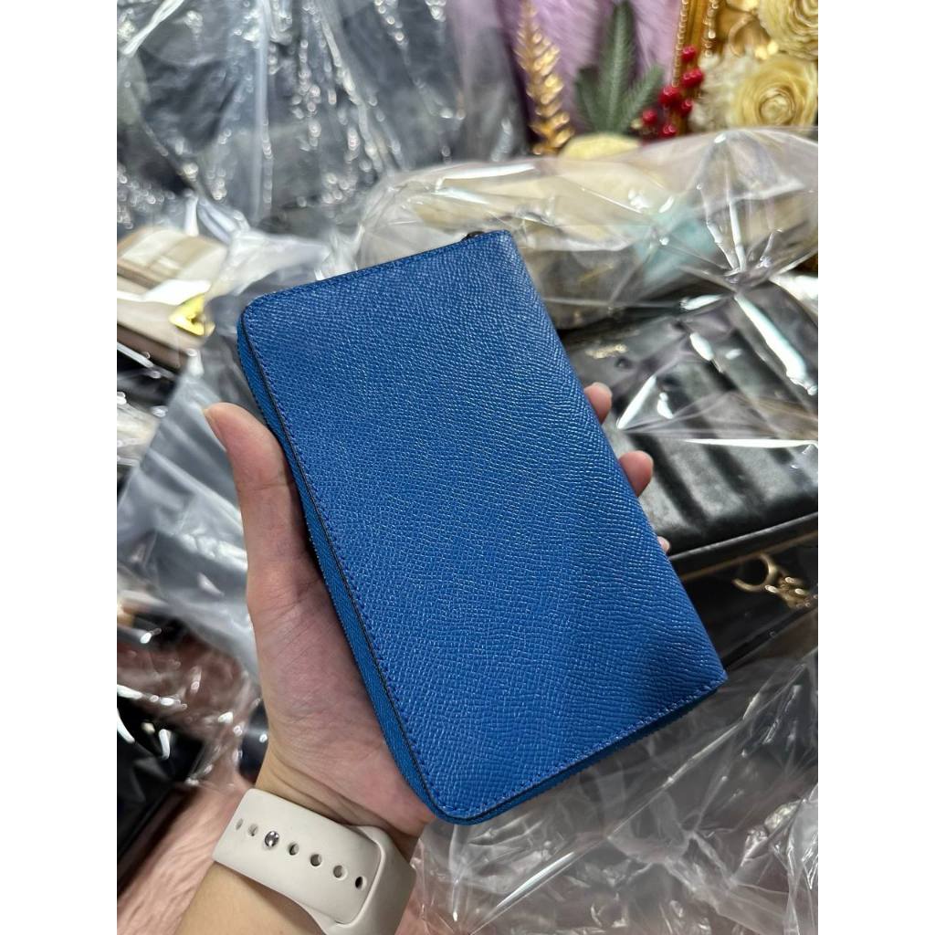 ORIG & IMPORTED CCH Medium Zip Around Wallet Blue