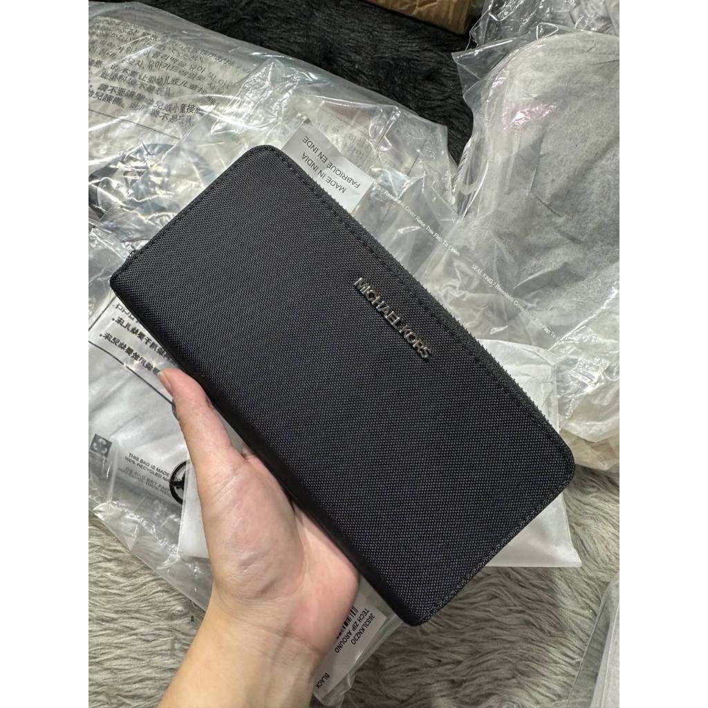ORIG & IMPORTED MK Kent Nylon Long Men's Wallet BLACK