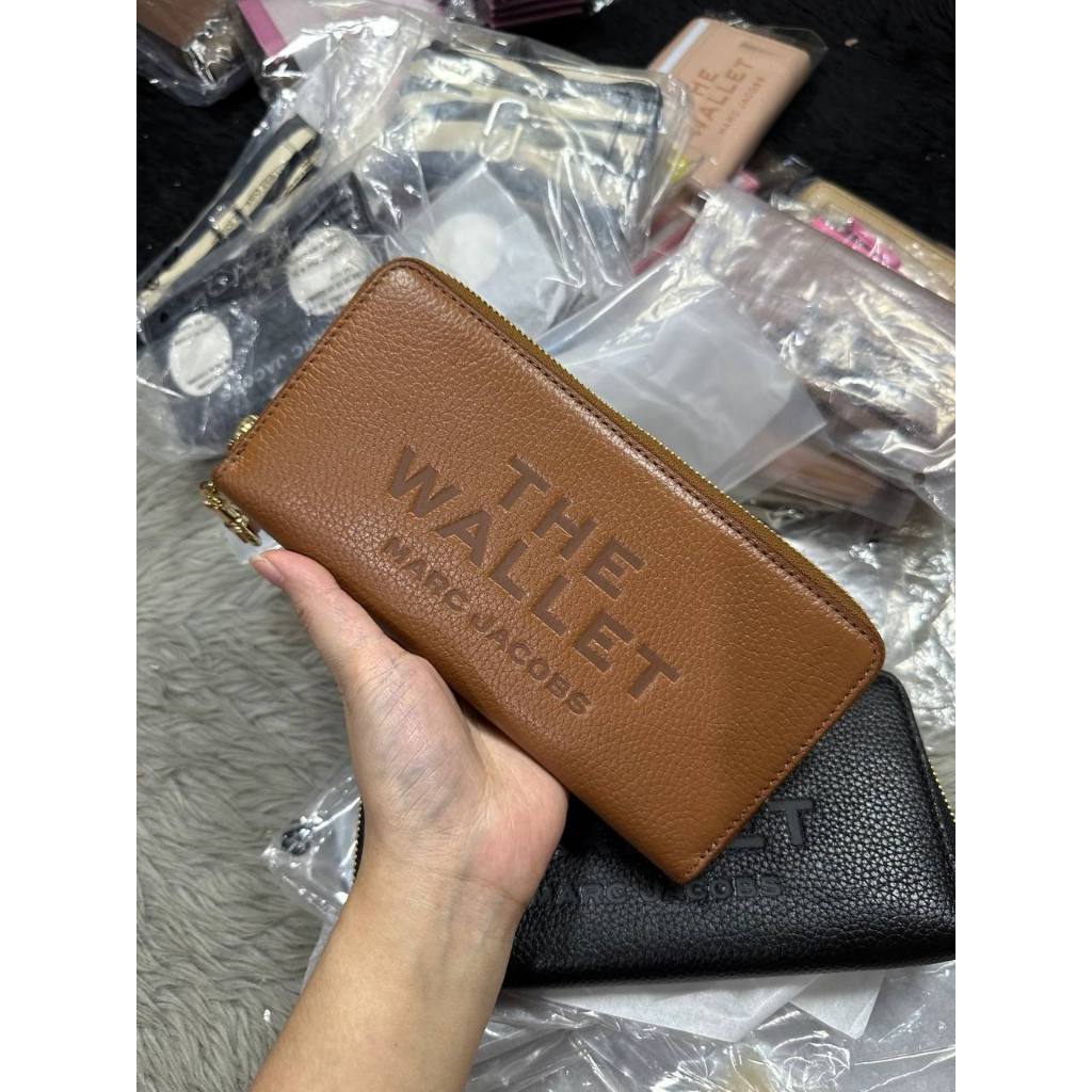 ORIG & IMPORTED MJ The Leather Continental Long Wallet Black Brown