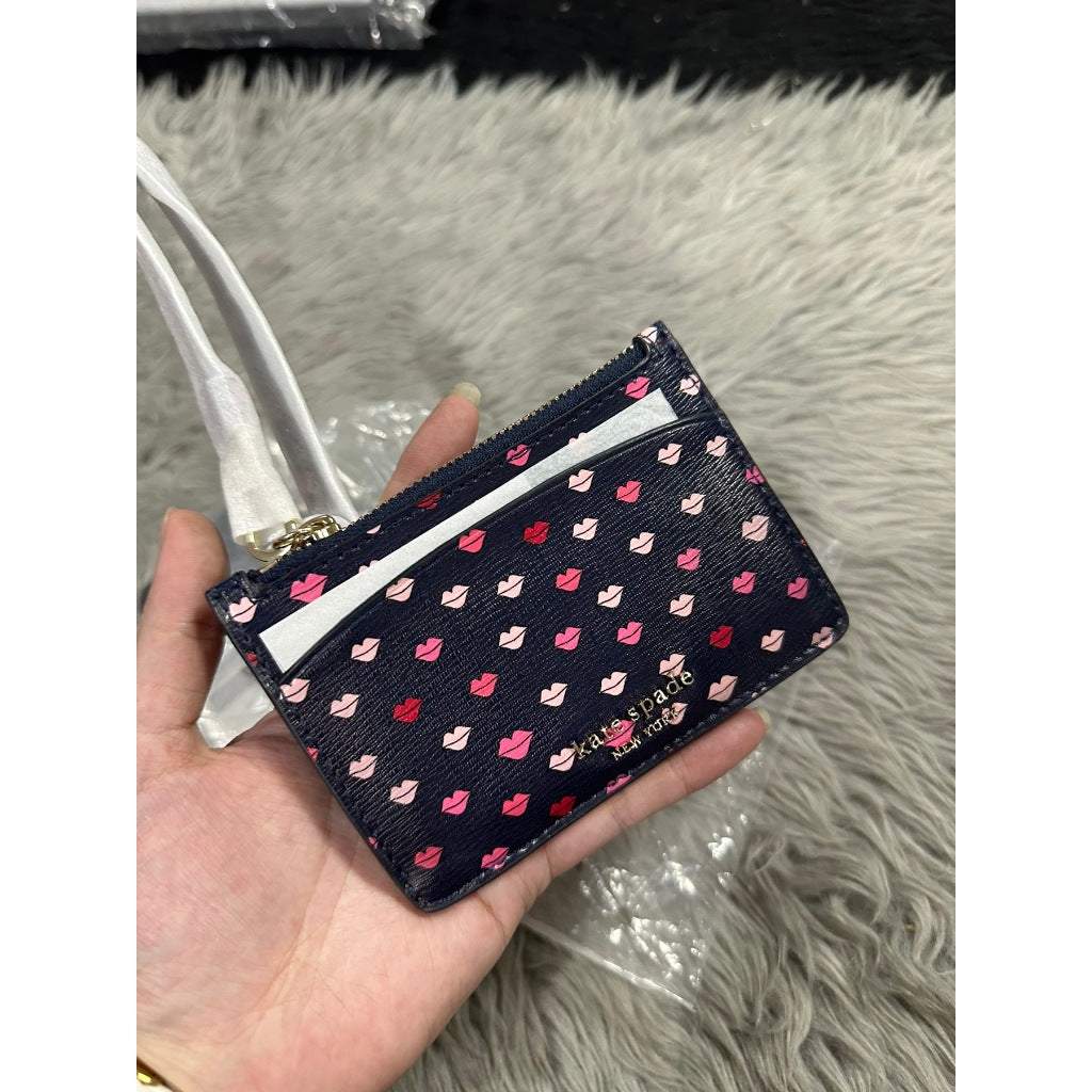 ORIG & IMPORTED KS Sylvia Lips Keychain Small Card Wallet