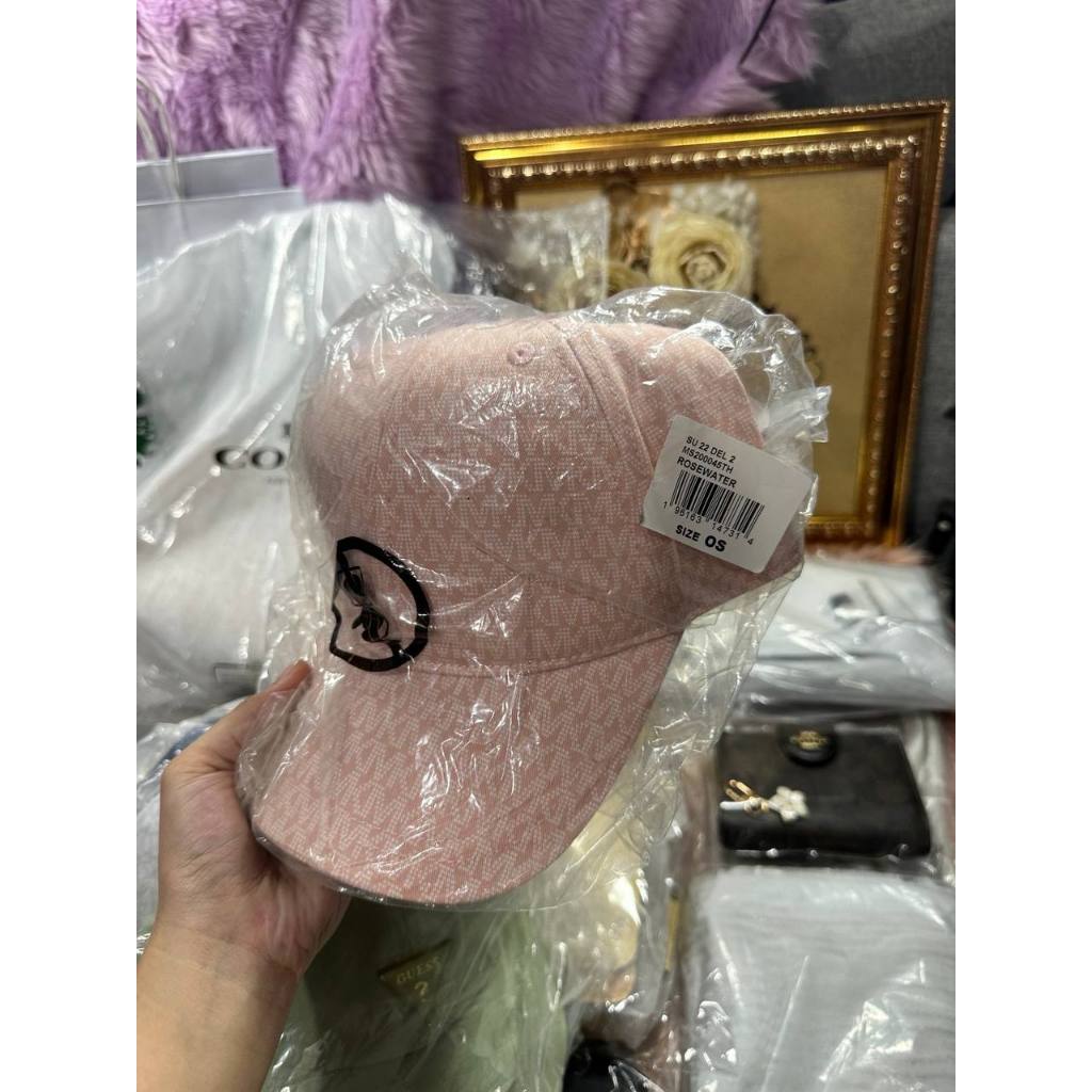 ORIG & IMPORTED MK Logo Print Organic Stretch Cotton Baseball Cap
