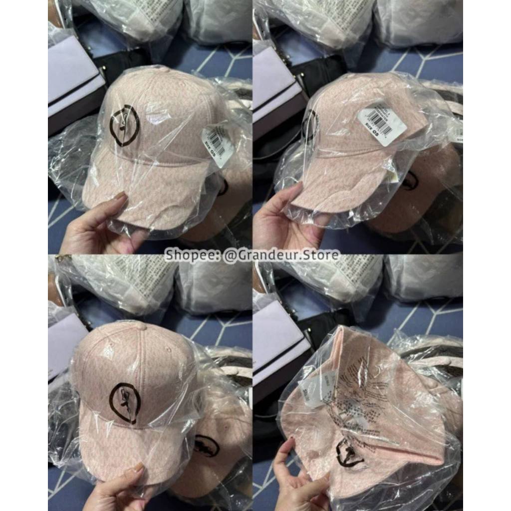 ORIG & IMPORTED MK Logo Print Organic Stretch Cotton Baseball Cap
