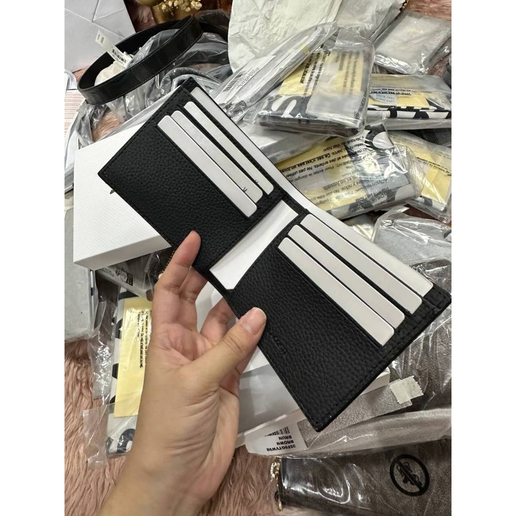 ORIG & IMPORTED LCT Men Wallet Billfold Wallet Black NH4680OR
