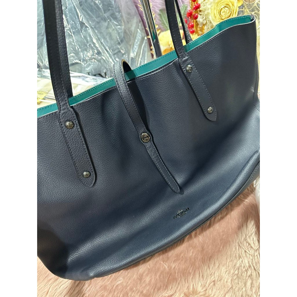 ORIG Preloved CCH Market Large Tote Blue Bag