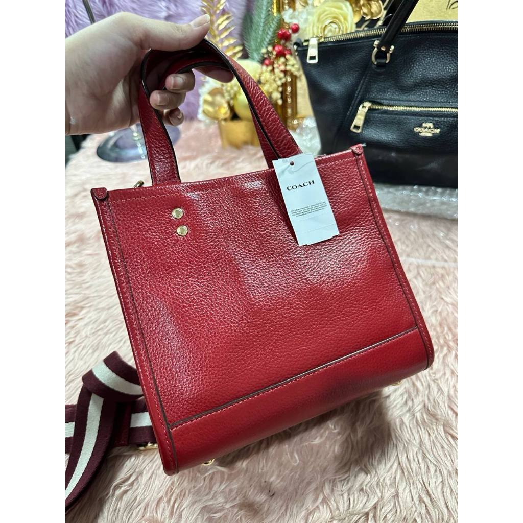 ORIG & IMPORTED CCH Dempsey Tote Bag 22 With Heart Charm Red Bag