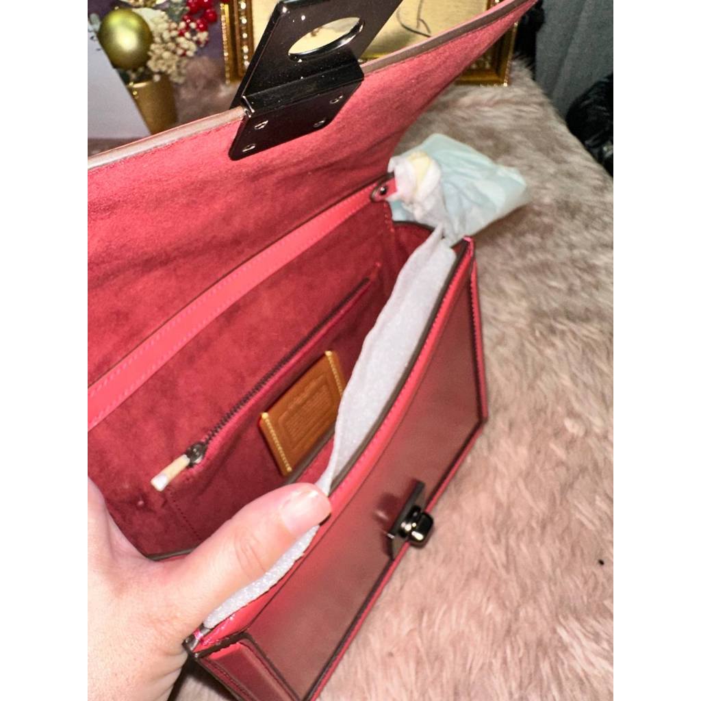 ORIG & IMPORTED CCH Retail Hutton Shoulder Bag Maroon Red Rouge