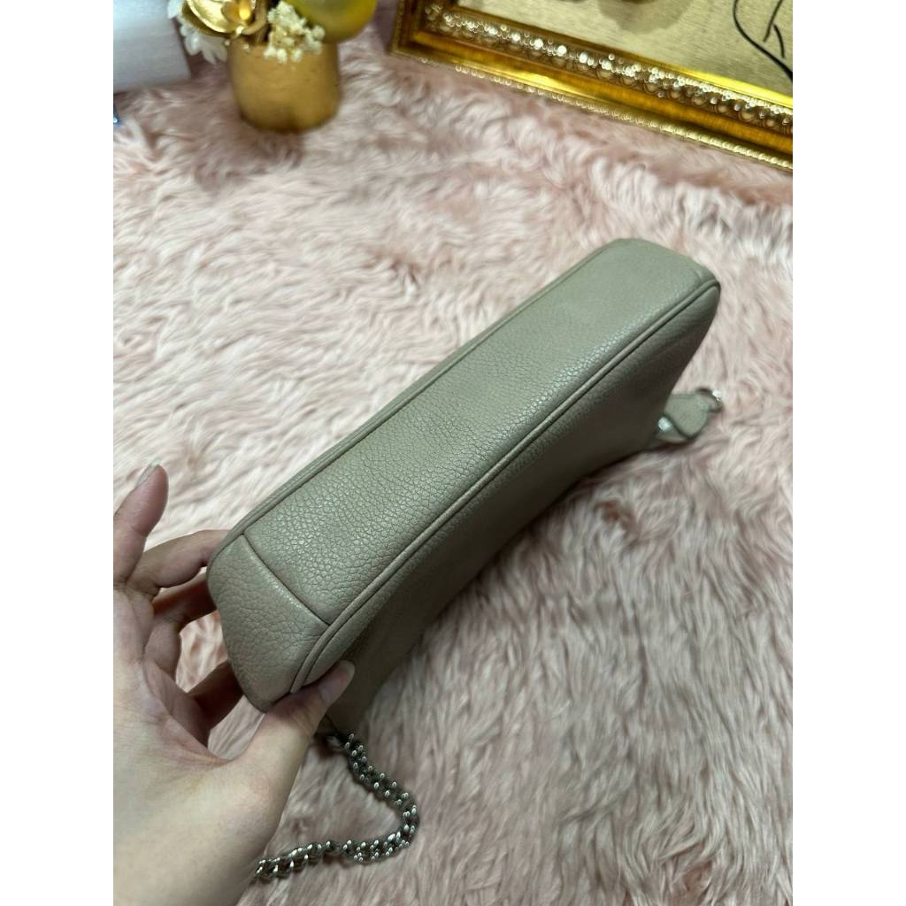 ORIG Preloved CCH Nolita Wristlet 24 Small Beige Shoulder Bag