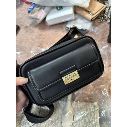 ORIG & IMPORTED MK Bradshaw Extra-Small XS Camera Crossbody Bag Black Brown
