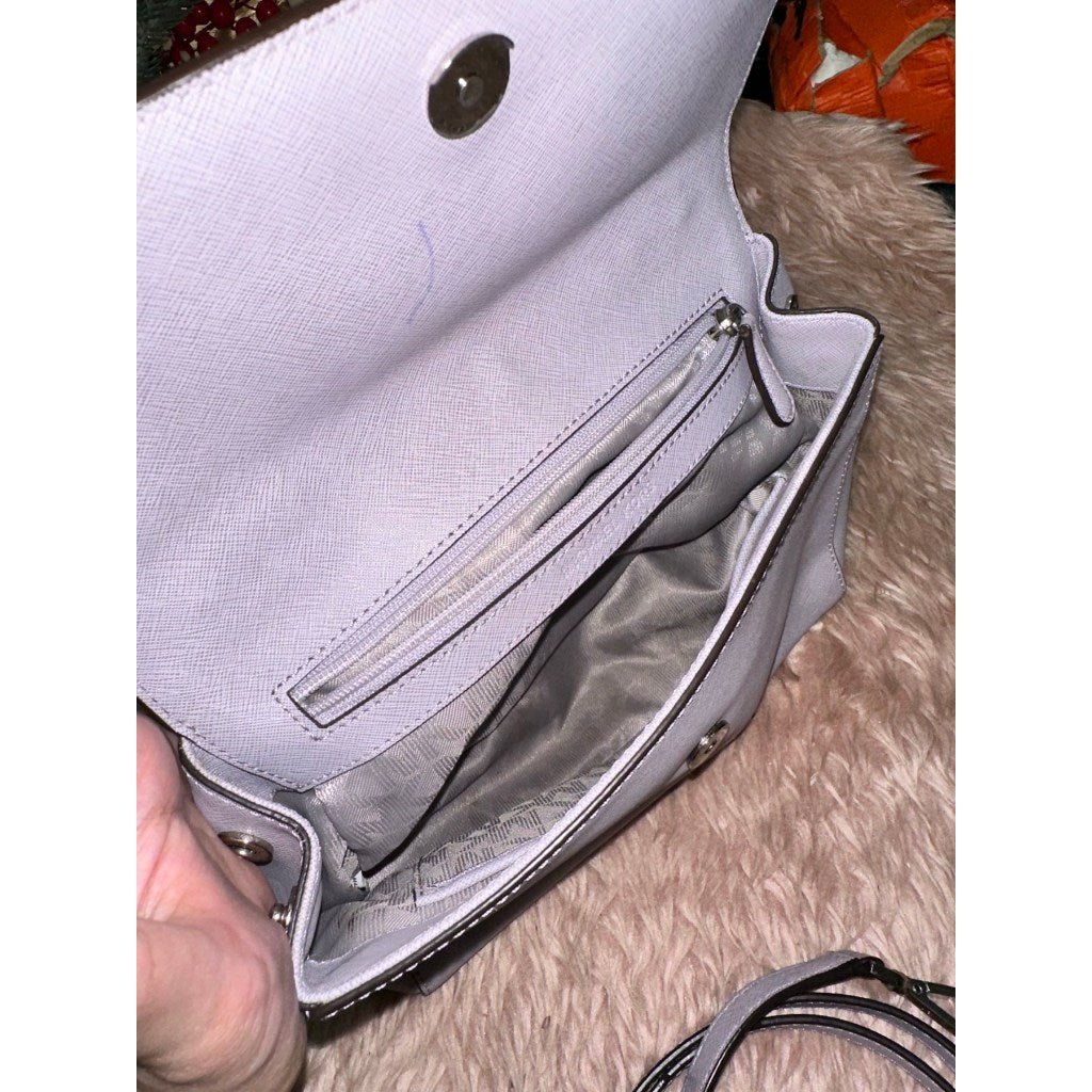 ORIG Preloved MK Grey Medium Ava Top Handle Bag